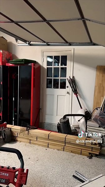 We are SO EXCITED about our @CRAFTSMAN® garage workshop! #diy #craftsmanpartner #cordlesstools #garage