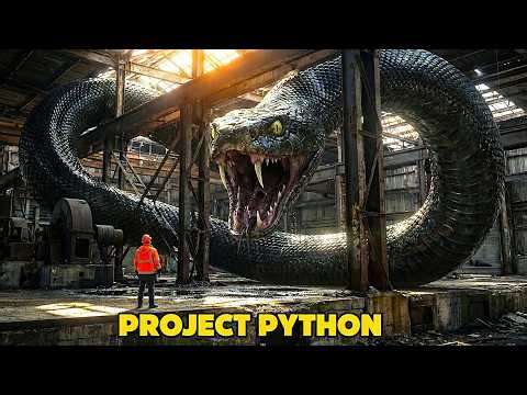 100ft Giant Snake Found Inside Abandoned Factory! (Project Python 8K) 🐍🏭
