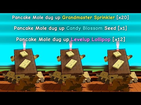 Using NEW PANCAKE MOLE Method to get ANYTHING in Roblox Grow a Garden (Candy Blossom!?)
