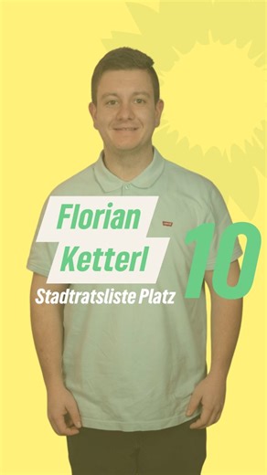 Grüne Ortsverband Eichstätt on Instagram: "Florian kandidiert für den Stadtrat, weil die Grünen für ihn in Eichstätt langfristige Zukunftsvisionen mit pragmatischen Lösungen verbinden. Am 8. März hast du die Wahl: Grün für Eichstätt. 💚"