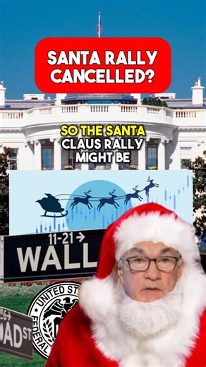 Quarter Chart on Instagram: "The Santa Clause Rally might be cancelled?"