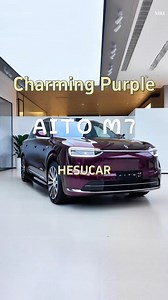 Huawei's new AITO M7 intelligent driving system in rose red features the all-new WEWA Architecture 9, offering higher efficiency and a smoother driving experience. 🚘✨50 units available. To order, call 86 199 0382 3033.👈 #aitom7 #hesucar #suv | Hesu Auto Group