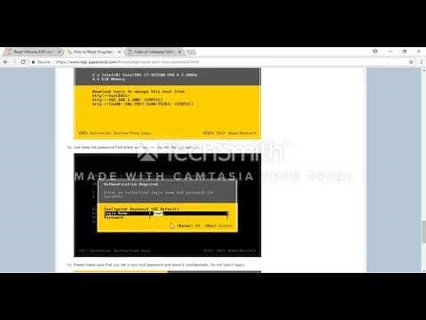 How to reset ESXi 5/6 Root Password