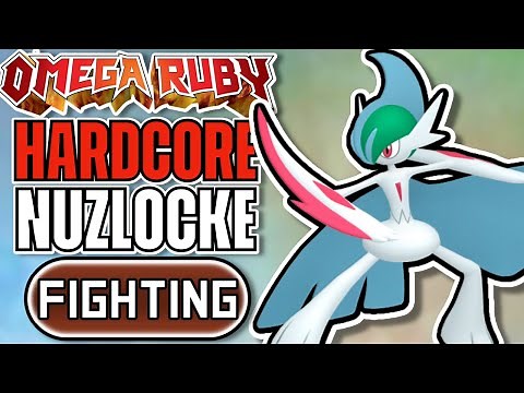 Pokémon Omega Ruby Hardcore Nuzlocke - FIGHTING Type Pokémon Only! (No items, No overleveling)