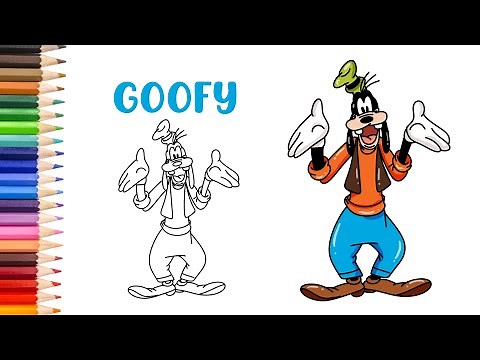 How to Draw Goofy | Disney Easy || Easy Step By Step Drawing Tutorial