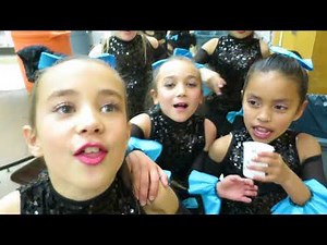 BACKSTAGE at the dance recital!