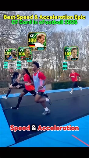 Best Epic Speed & Acceleration CF Card In eFootball 2026 || eFootball Update #efootball #pes #viral