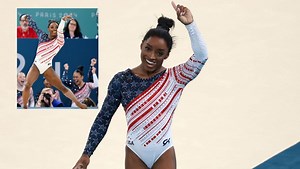 WATCH: Simone Biles delivers stunning floor routine to win the gold medal for USA Women's gymnastics team by nearly six points at Paris Olympics 2024