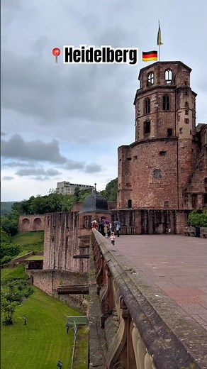 Best View of Heidelberg 🇩🇪 | Castle Viewpoint #Shorts
