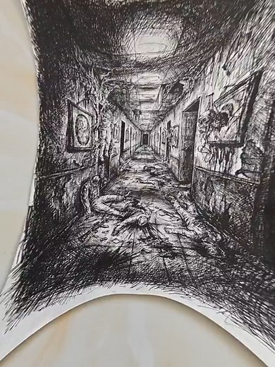 Incredible Anamorphic Drawing Transforming Flat Sketches