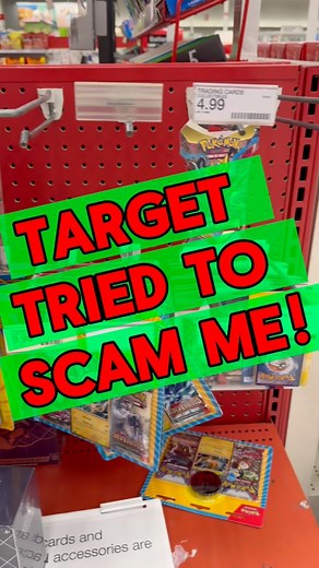 26K views · 93 reactions | Target tried to SCAM me while Pokemon Card Hunting #pokemon #pokemoncards #pokemontcg #pokemoncardhunting | Dr. Applesauce | Facebook