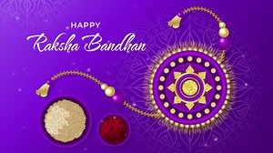 Premium stock video - Raksha bandhan greeting card indian festival