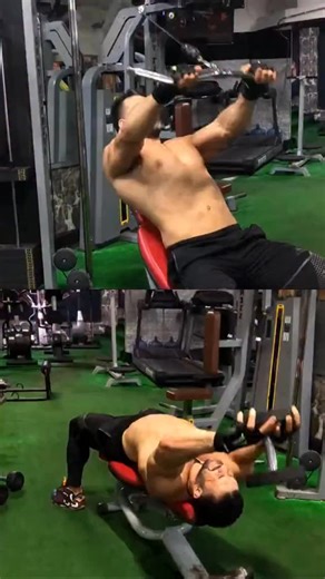 💪 Know the Difference – Cable Pullover vs Dumbbell Pullover 🔥 ▶️ Cable Pullover 🎯 Constant tension throughout 📌 Better isolation for lats 🔥 Great for controlled movement and stretch ▶️ Dumbbell Pullover 🎯 Works both chest & lats 📌 Tension varies with gravity 🔥 Engages stabilizers more, especially the core Different tools, same goal: upper body growth from a deep stretch to a powerful contraction. #pullover #backexercise #backandchestworkout #back | Bodyfitness GYM