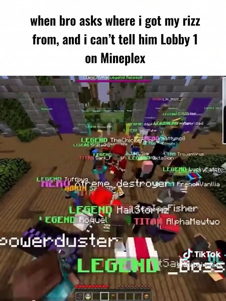 let’s just say, I made gems rain on dem e girls #mineplex #minecraft #lobby1 #pvp #mojang #java #nostalgia #memories #mineplexserver #Meme #MemeCut