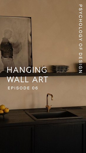 Agathus Studios on Instagram: "Displaying wall art isn’t easy. It can be hard to envision what to do with all of that wall space, but here are a few things you can keep in mind to do it tastefully. 1) Anchor your art to furniture, not the ceiling. Art should relate to whatever it is sitting above, and in order to create that visual relationship, we recommend leaving 6-8 inches of space between the bottom of the frame and the top of the piece beneath. 2) Take advantage of scale. Small art on a bi