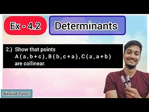 Class 12 Ex 4.2 Q2 Maths | Ex 4.2 class 12 maths q2 | Question 2 exercise 4.2 Class 12