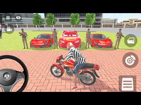 🎮 franklin order by 2️⃣ Red supercars and 1️⃣ Rust-eze 95 in 🇮🇳 Indian bike theft auto simulator 🎮