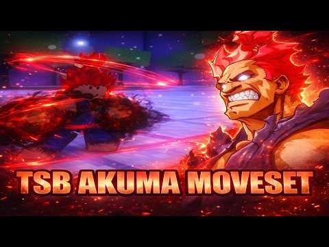 The Strongest Battlegrounds | Akuma Custom TSB Moveset
