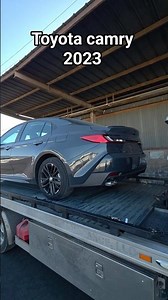 2023 Toyota Camry from Copart – almost new, but already on a tow truck 🚛