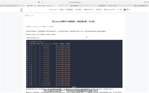 干货！教你在PVE分辨大小核超线程，绑核妥妥的！