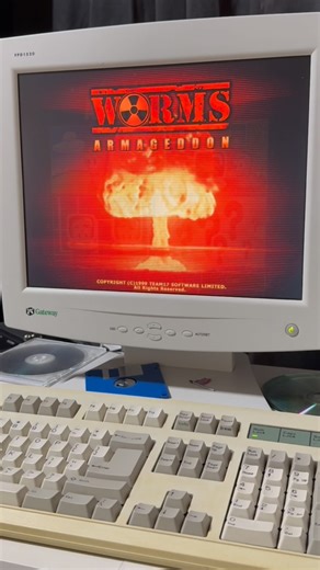 Retro Computer | Worms Armageddon is a classic turn-based strategy game where tiny, crazy worms battle it out using the most absurd weapons imaginable —... | Instagram
