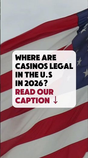Where is casinos legal in the U.S?