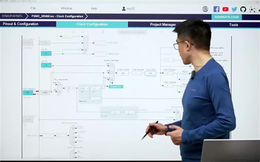 单片机STM32的FSMC入门：FSMC与SRAM的接口、Nor Flash的接口