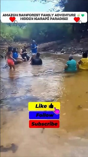 AMAZON RAINFOREST FAMILY ADVENTURE 🌿💚 HIDDEN IGARAPÉ PARADISE!