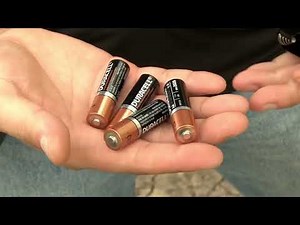 Replacing batteries on an AT detector