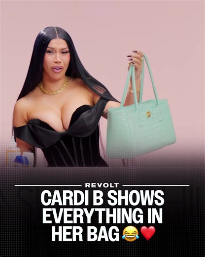 What's Inside Cardi B's Handbag? A Quick Look!