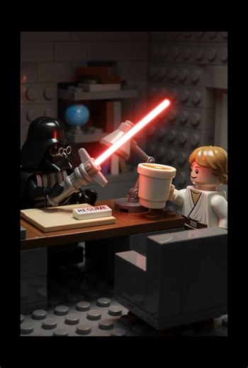 Luke’s First Day at Empire HR (LEGO Star Wars) #lego #shorts #starwars