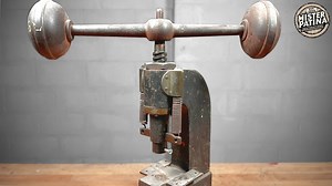 Is this still a Restoration? Anyways - I restored this fly press and gave it a sweet final look :-) #restore #satisfying #asmr #diy #restoration #restomod This Video is original Content by 'Mister Patina' especially re-edited for Meta/Facebook (1:1, 2xSpeed, no subs). | Mister Patina