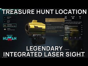 Once Human - Legendary Integrated Laser Sight Location - Accessory - Red Sands - Treasure