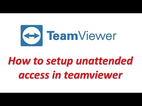 How to setup unattended access in teamviewer | Remote Software | #Teamviewer