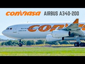 THE ONLY PASSENGER AIRBUS A340-200 IN THE WORLD! | Conviasa A340 Heavy Takeoff from Belgrade Airport