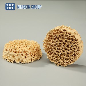[Hot Item] Zirconia Ceramic Foam Filter Foamed Zr Cff Foundry Casting Molten Steel Filtration