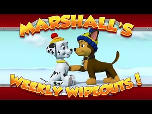 Marshall's Weekly Wipeouts! (Season 5 - Pups Save the Snowshoeing Goodways)