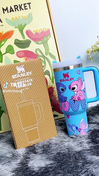 #stanley #40oztumbler #stitch #angel #stitchlover #tumbler #stanleycup #disney #gift #tiktokshop #fpy