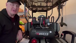 EAYSG 10 Gallon Ultra Quiet Air Compressor, 2HP 8.76 CFM @ 115 PSI Oil-Free Portable Air Compressor with Twin Cylinders, 70dB Quiet, 110V for Auto Repair, Tire Inflation, Nailing