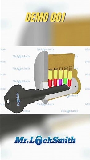 Pin Lock Demo 001 | Mr. Locksmith™