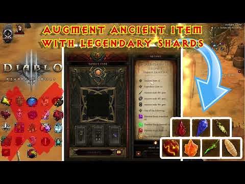 Diablo 3 - season 25 augment ancient item with legendary shard recipe
