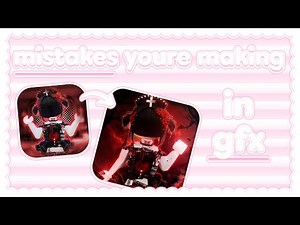 common **GFX MISTAKES** in roblox studio, blender and photopea
