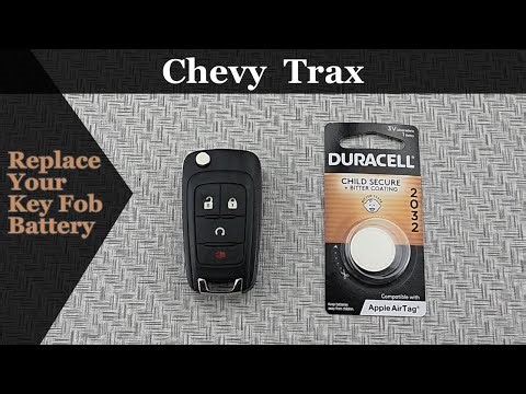 How to DIY Replace or Change a 2014 -2018 Chevy Trax Key Fob Remote Battery