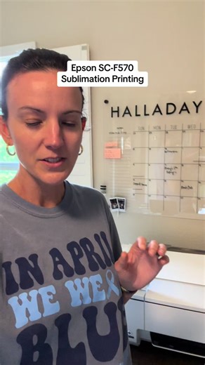 Sublimation epson SC-F570 printer setting for sublimating tshirts. Epson sublimation printer Sublimating tees printer