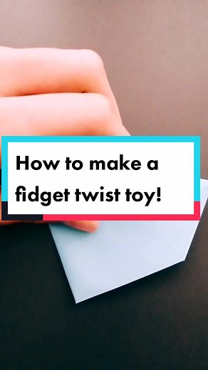 DIY Paper Twist Fidget Toy Tutorial