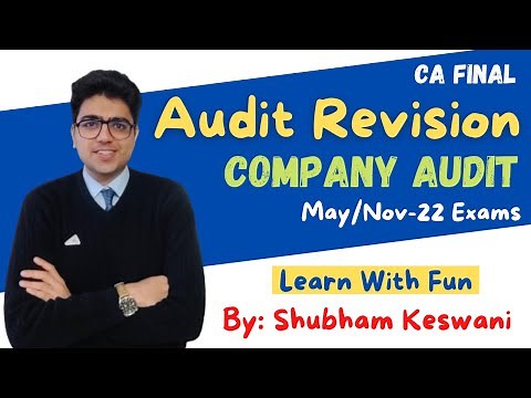Company Audit Revision in 40 Minutes | CA Final & Inter Audit May-22 Exams | Learn with Fun