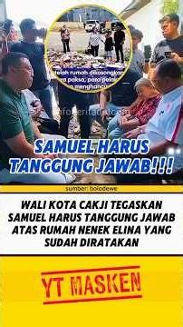 RUMAH NENEK LANSIA DIRATAKAN ORMAS MADAS CAKJI MINTA SAMUEL TANGGUNGJAWAB⁉️ #beritaterkini #trending