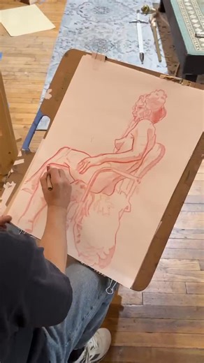 STUDIO SLEW on Instagram: "Awesome video and drawings by one of our awesome regulars @temoki_san ❤️ Open nude figure drawing every Thursday and select Tuesday evenings! Model: @spornographer"