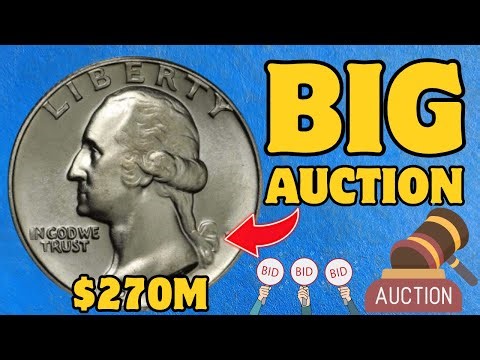 AUCTION ALERT! Top Rare Washington Quarters Worth MILLIONS | Check Your Coin Jar Now!