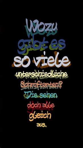 Wozu gibt es so viele Schriftarten? (one of the best font families for various designs …)